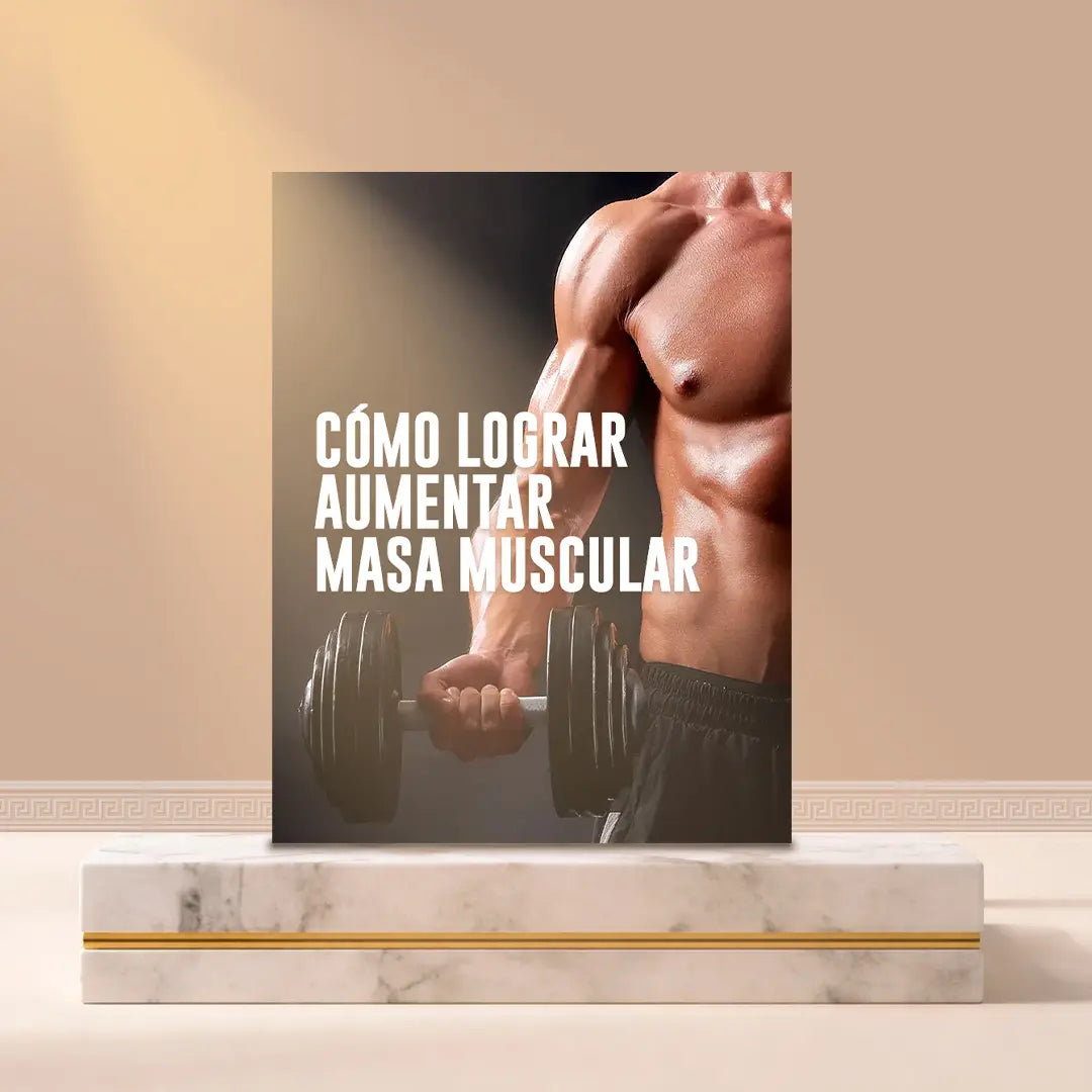 Cómo lograr aumentar masa muscular