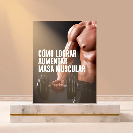 Cómo lograr aumentar masa muscular
